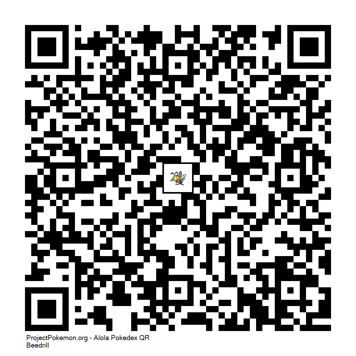 Cdigo QR de Beedrill